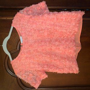 Pink Rosette Tee Size Small